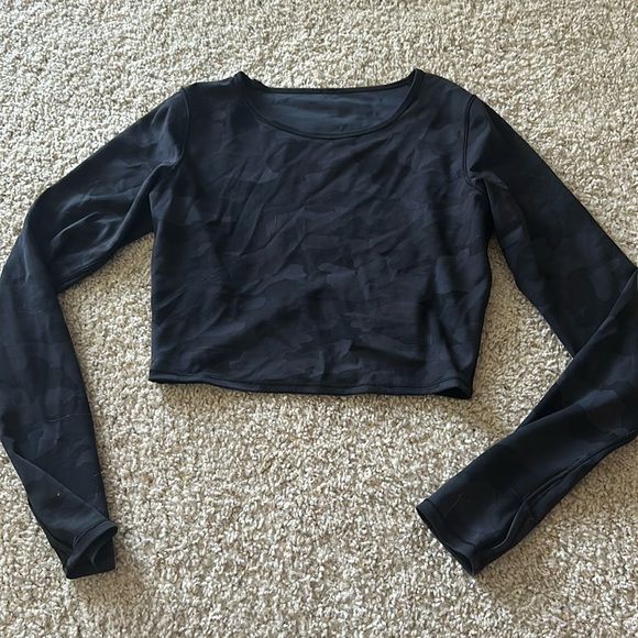 Lululemon wunder train crop long sleeve - Picture 1 of 2